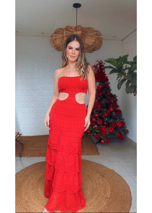 Vestido Adrielle Vermelha - LUCIELENA LARA
