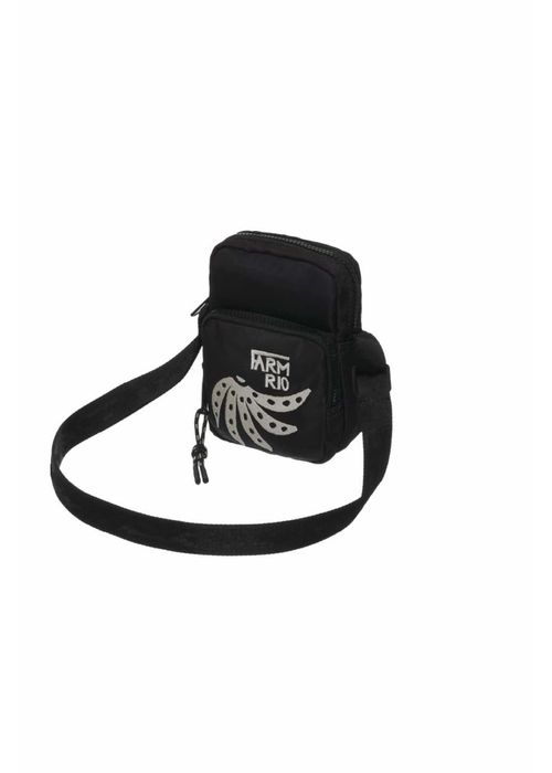 Bolsa Da Gema Gráfico Tropical Preto - LUCIELENA LARA