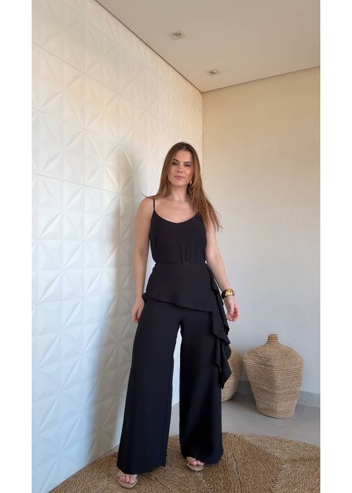 Macacão Celine Preto - LUCIELENA LARA