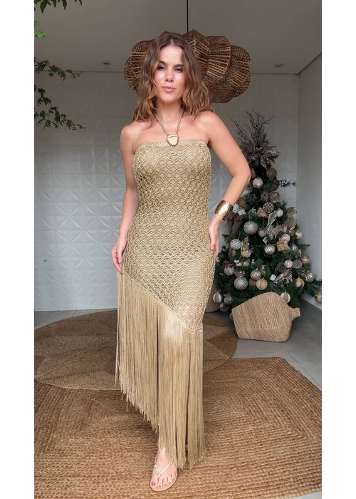 Vestido Charlotte Caramelo - LUCIELENA LARA