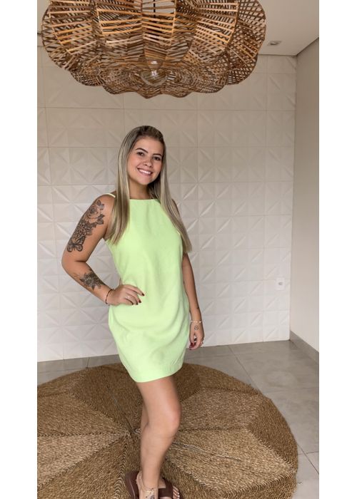 Vestido Débora Verde Menta - LUCIELENA LARA