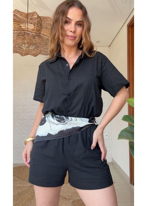 Conjunto Curto Vanessa Preto - LUCIELENA LARA