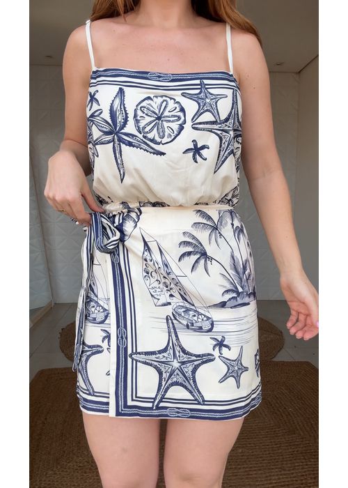 Vestido Curto Aventureiro Estampado - LUCIELENA LARA