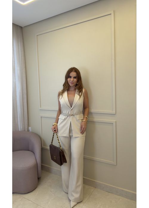 Conjunto Social Carolina Off White - LUCIELENA LARA