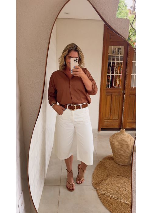 Bermuda Flora Off White - LUCIELENA LARA