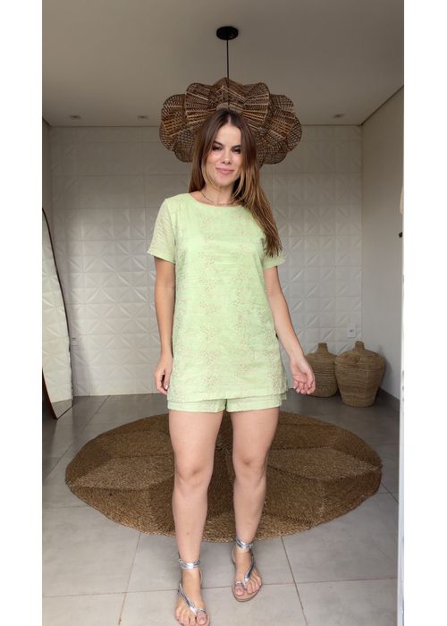 Macaquinho Jade Verde Menta - LUCIELENA LARA