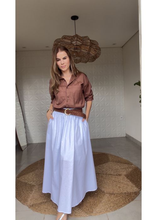 Saia Godê Zaya Branco - LUCIELENA LARA