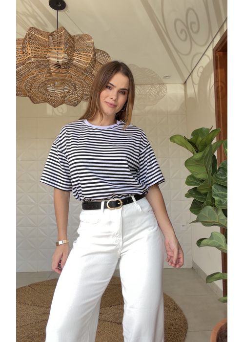 Tshirt Box Branco - LUCIELENA LARA