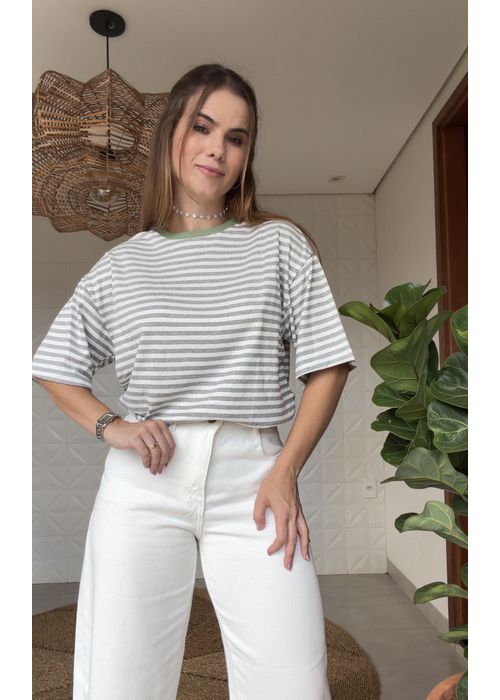 Tshirt Box Cinza - LUCIELENA LARA