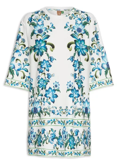 Vestido Tshirt Big Laura Estampado - LUCIELENA LARA