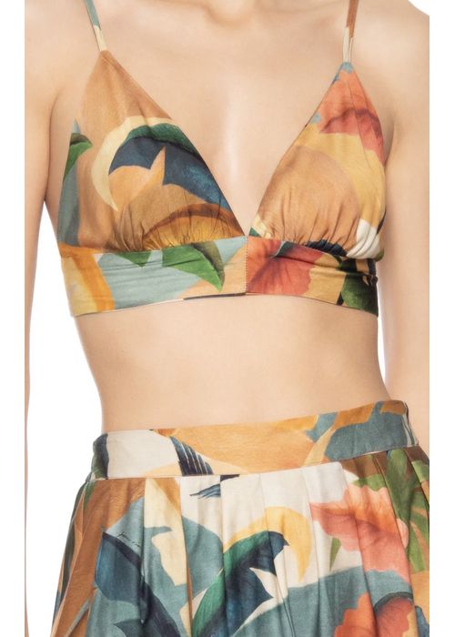 Top Mata Atlântica Estampado - LUCIELENA LARA