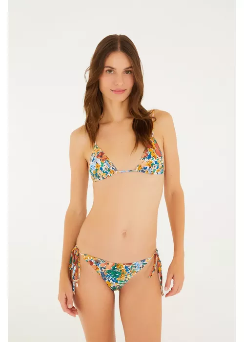 Biquini Lacinho Camponesa Estampado - LUCIELENA LARA