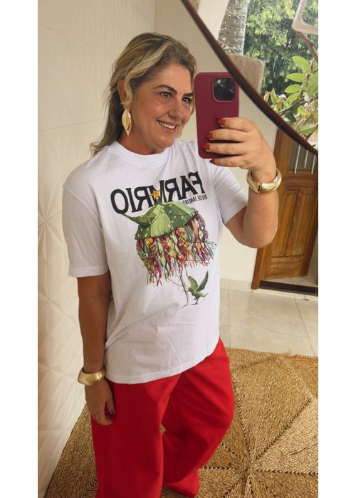 Tshirt Media Biquinis Natal Estampado - LUCIELENA LARA