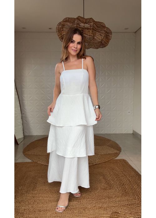 Vestido Mariah Branco - LUCIELENA LARA