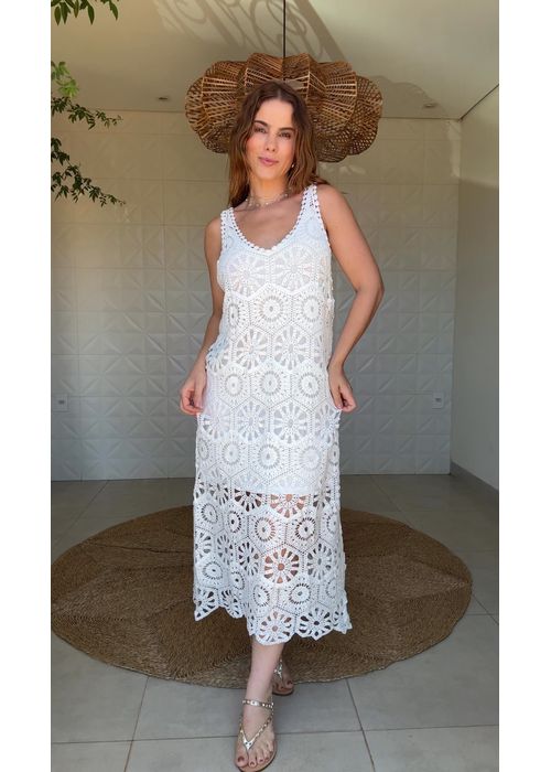 Vestido Lizzie Branco - LUCIELENA LARA