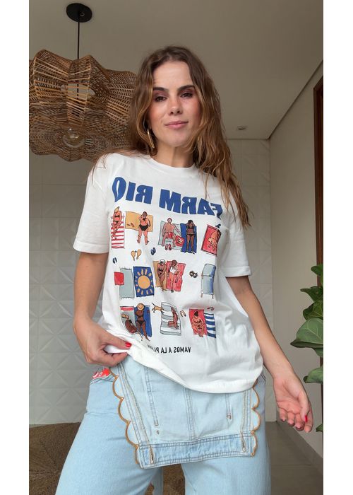 Tshirt Média Playa Farm Rio Estampado - LUCIELENA LARA