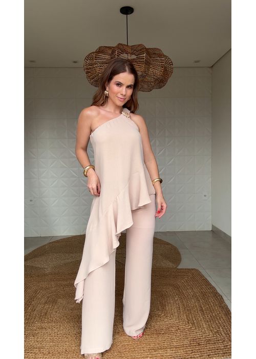 Conjunto Juliana Chiclê Bege - LUCIELENA LARA