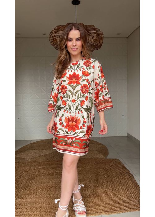 Vestido Tshirt Natalia Estampado - LUCIELENA LARA