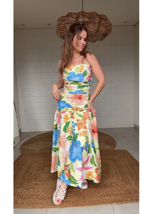 Blusa Flor De Praia Estampado - LUCIELENA LARA