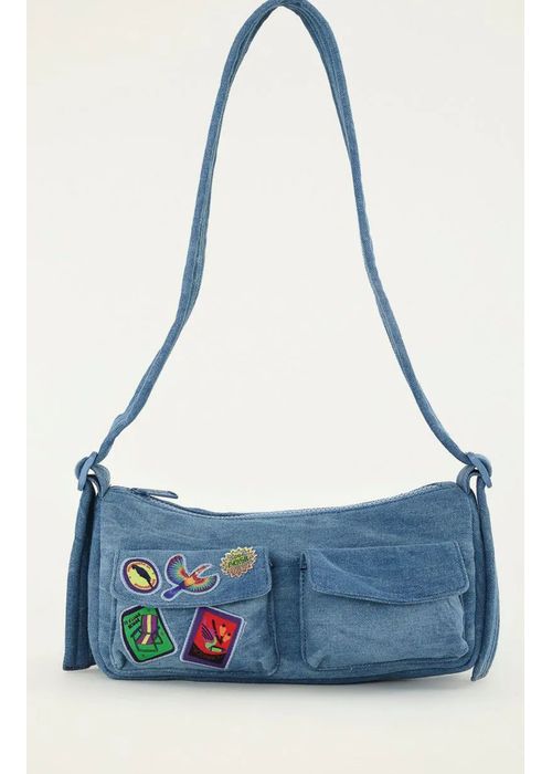 Bolsa Baguete Patch Rio Estampado - LUCIELENA LARA