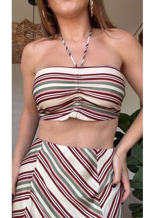 Top Listra Licor Estampado - LUCIELENA LARA