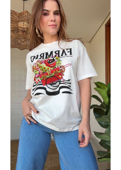 Tshirt Média Papai Noel Da Praia Estampado - LUCIELENA LARA