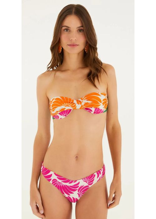 Biquini Asa Delta Voo De Banana Estampado - LUCIELENA LARA