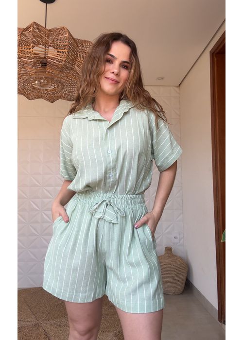 Conjunto Lena Verde Pistache - LUCIELENA LARA