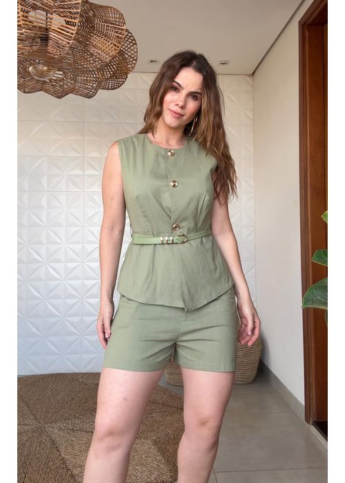 Conjunto Social Helena Verde Oliva - LUCIELENA LARA