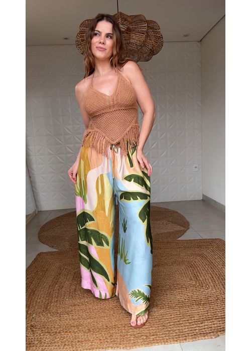 Calça Jardim Burburinho Estampado - LUCIELENA LARA