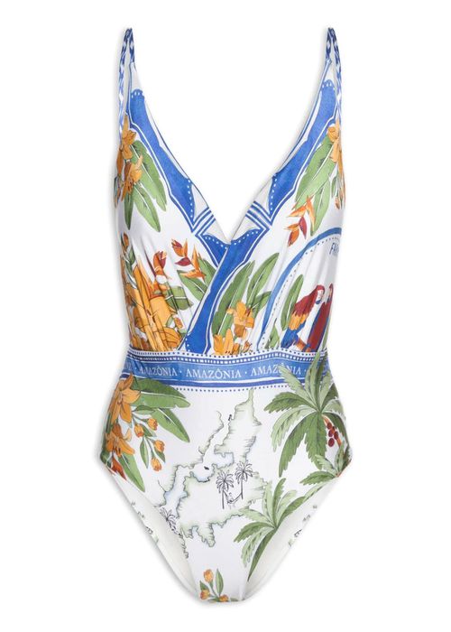 Maiô Localizado Destino Tropical Estampado - LUCIELENA LARA