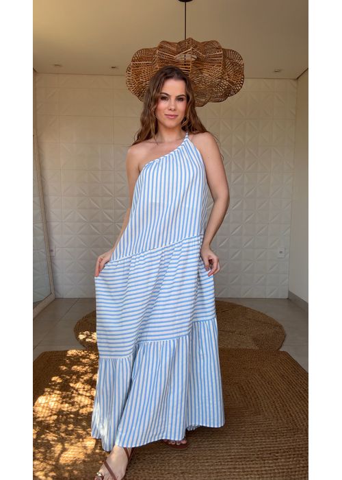 Vestido Listra Burbur Estampado - LUCIELENA LARA