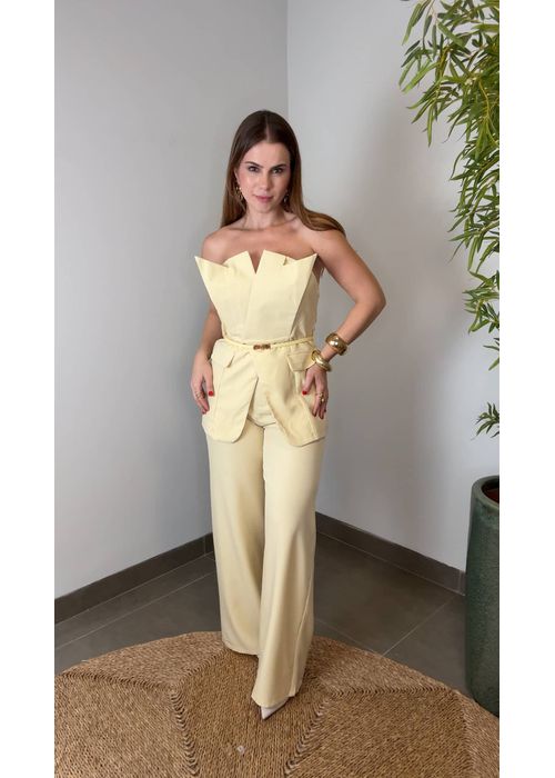 Conjunto Elisa Amarelo - LUCIELENA LARA