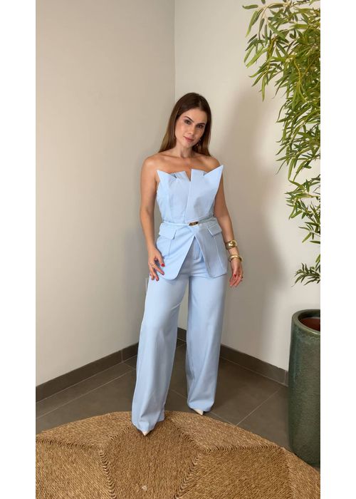 Conjunto Elisa Azul Claro - LUCIELENA LARA
