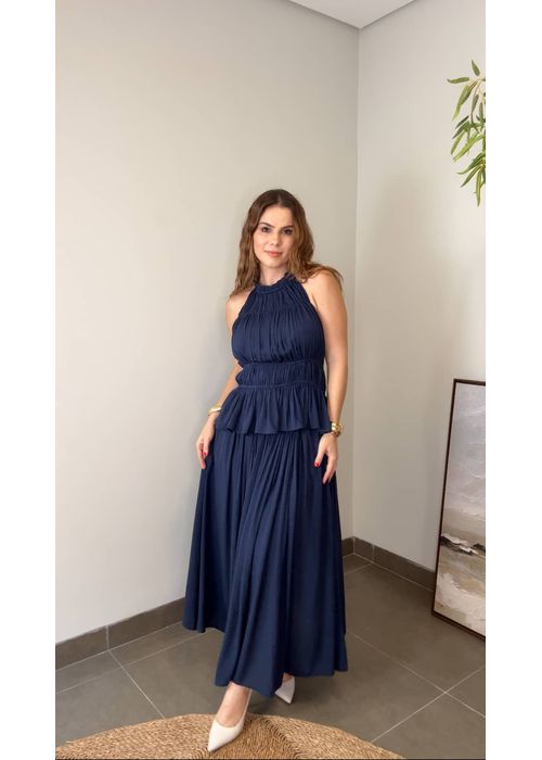 Conjunto Petra Chiclé Azul Marinho - LUCIELENA LARA