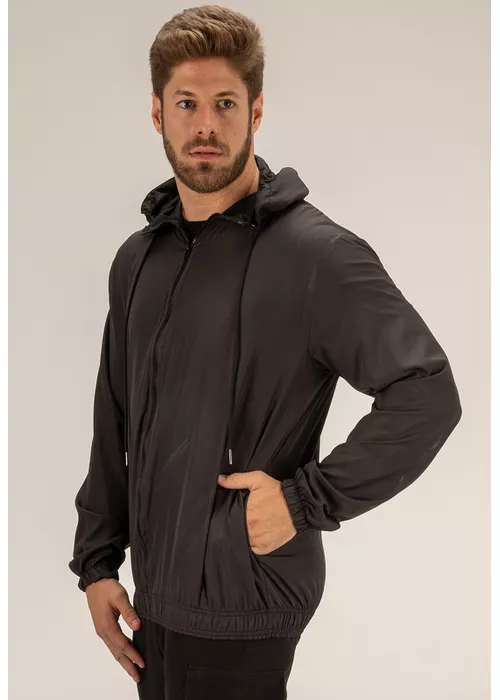 Jaqueta Corta Vento Masculina Classic Preta - DULK