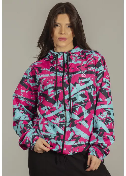 Jaqueta Corta Vento Feminina Classic Camuflado Neo... - DULK