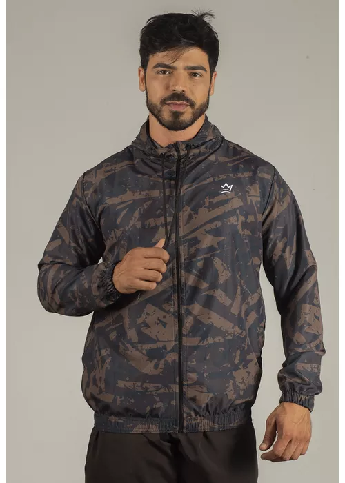 Jaqueta Corta Vento Masculina Classic Camuflado Gr... - DULK