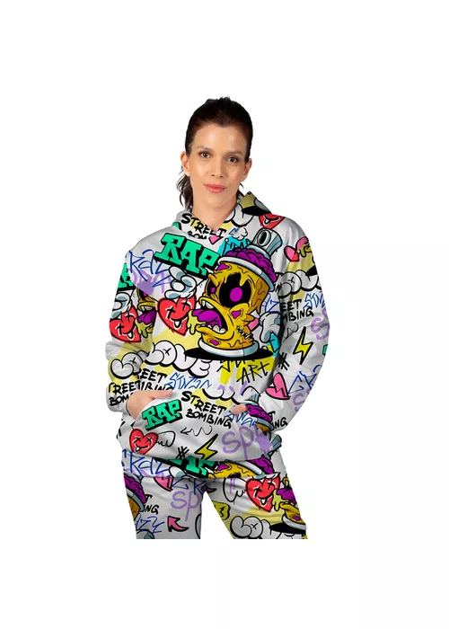 Conjunto Moletom Rap Feminino Dulk - DULK