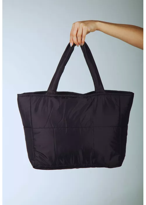 Bolsa Puffer Média Preta - DULK