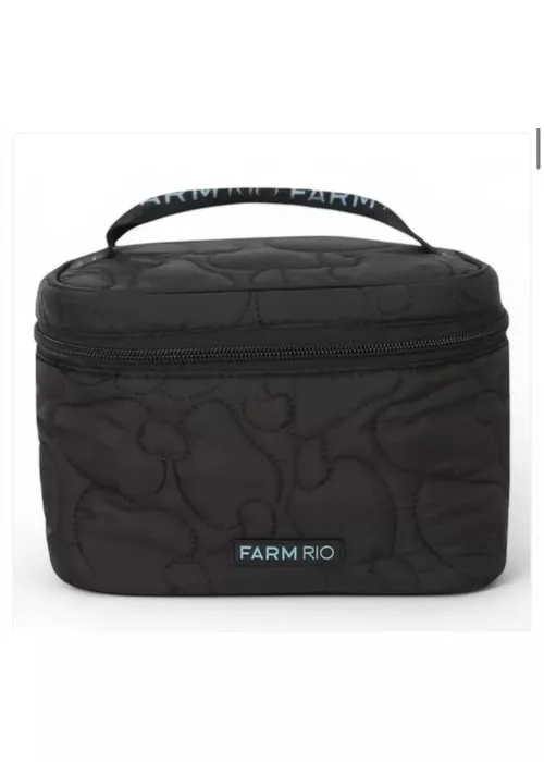 Necessaire Lisos Preta Preto - LUCIELENA LARA