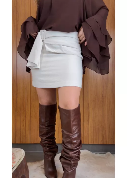 Mini Saia Pri Cru - LUCIELENA LARA