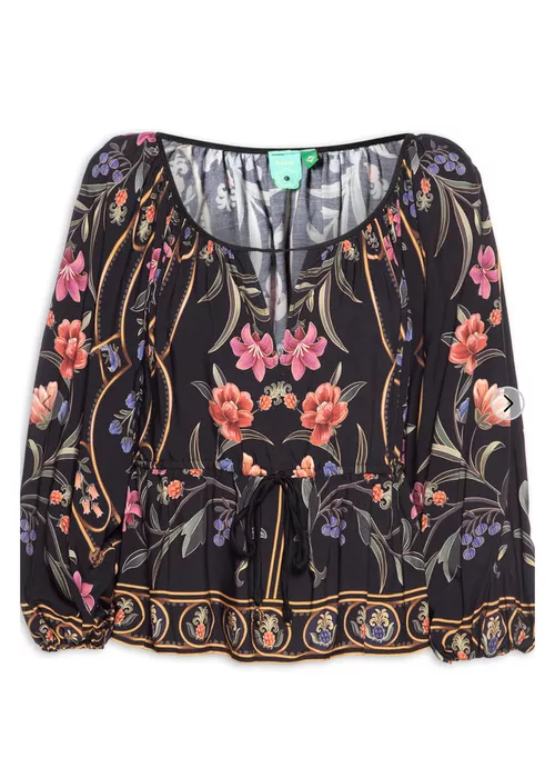 Bata Floral Belle Estampado - LUCIELENA LARA