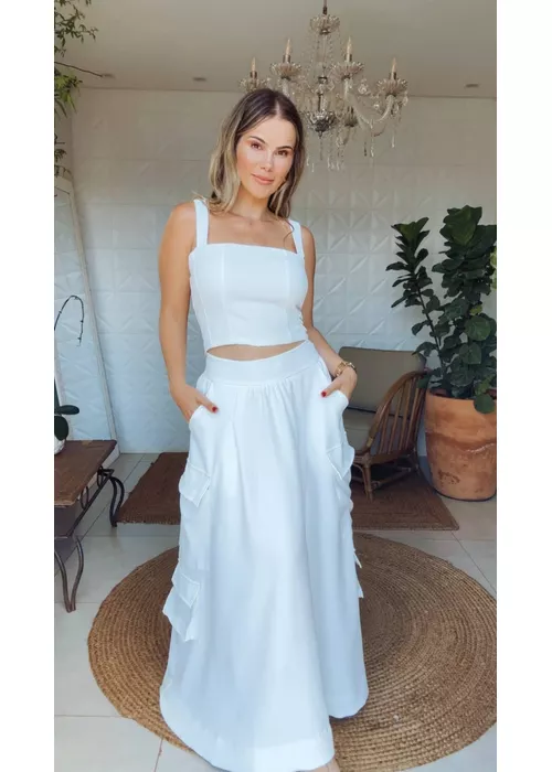 Conjunto Agnes Branco - LUCIELENA LARA