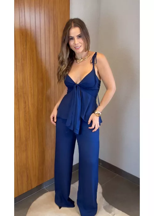 Conjunto Sarah Azul Marinho - LUCIELENA LARA