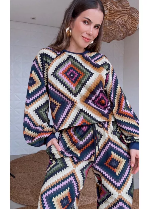 Casaco Pretti Estampado - LUCIELENA LARA