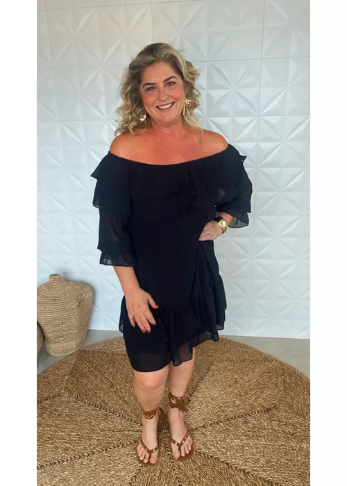 Vestido Shakira Preto - LUCIELENA LARA