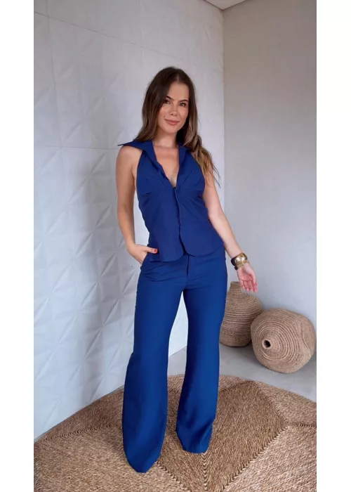 Conjunto Flávia Azul Marinho - LUCIELENA LARA