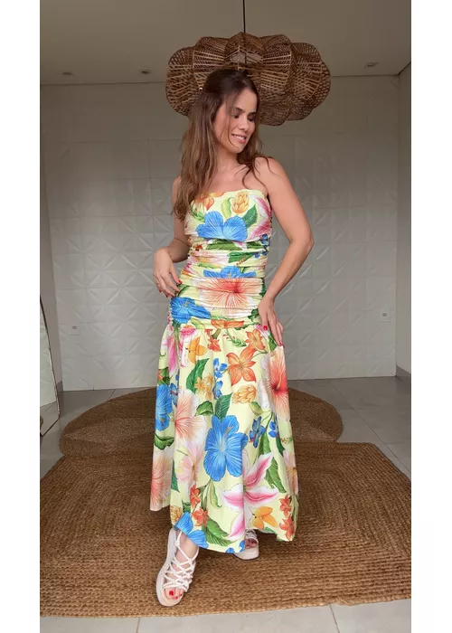 Blusa Flor De Praia Estampado - LUCIELENA LARA