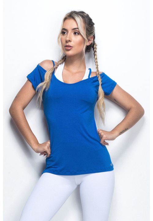 Blusa Alma Livre Azul Bic - Korefit